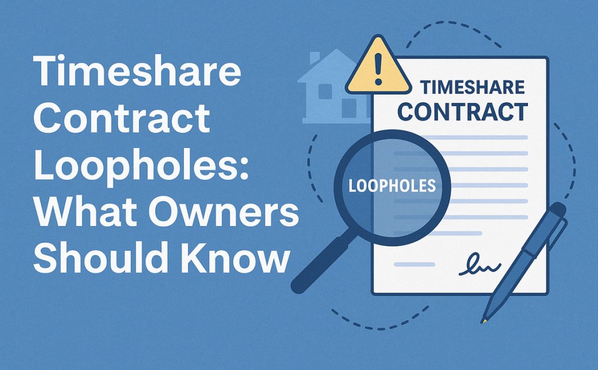 Timeshare contract loophole