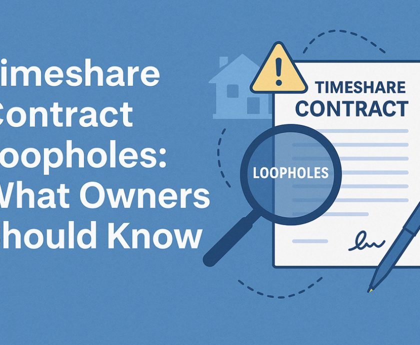 Timeshare contract loophole