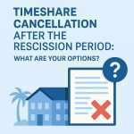 Timeshare Cancellation After the Rescission Period: What Are Your Options?